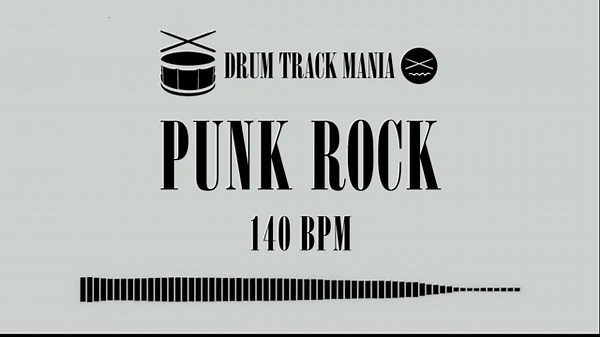Punk Rock Drums 140 BPM Drum Backing Track