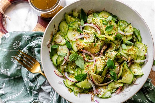 Za'atar Cucumber Salad