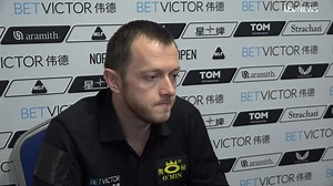 Mark Allen speaks to your Sports Correspondent Ruth Gorman after beating fellow Antrim man Jordan Brown 5-2 in the quarter-final of the Northern Ireland Open. He'll face Judd Trump in the semi-finals. | UTV Northern Ireland
