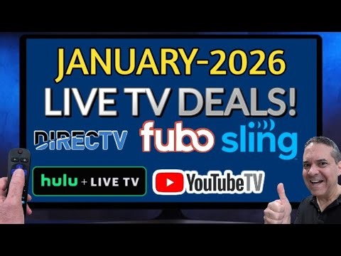 BEST LIVE TV Plan Deals-January 2026❄️🙌