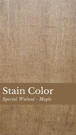 Loralee AhMu on Instagram: "Minwax Special Walnut is one of those stains that instantly brings warmth and richness to wood without feeling too heavy or overly dark. It’s a gorgeous medium brown with a smooth balance of cozy warmth and natural depth, making it perfect for showing off the grain instead of covering it up. Wood = Maple ❤️Looking for more paint + wood stain inspo? Follow Simplee DIY."