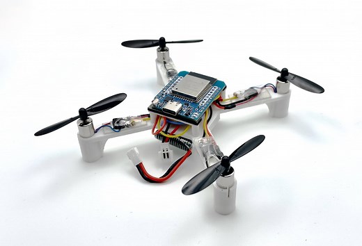 Flix v1 — minimalistic ESP32 quadcopter
