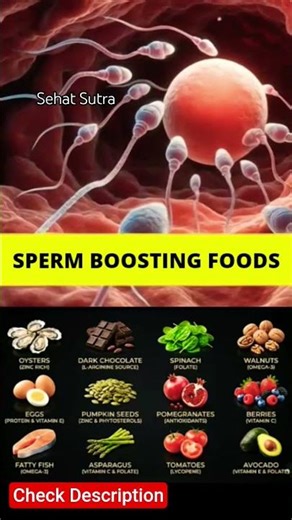 ✅ 12 Proven Sperm Boosting Foods to Improve Male Fertility Naturally #shorts #shortsfeed