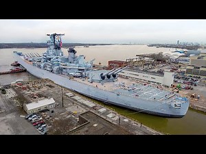 The Insane Process of Dry Docking US Navy's Gigantic Battleship