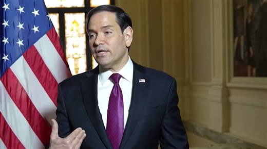 SEC RUBIO: if you fired at a US Navy ship, what are we supposed to do? Say, "Oh, there's a ceasefire. We're not going to shoot down your drone." That's a stupid question... Of course we fired back at them. They were shooting at us. That's what I would expect to do. Only stupid countries don't shoot back when you're shot at. And we're not a stupid country.