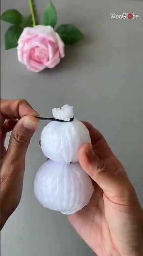 Christmas Foam Craft: Create a Mini Snowman for the Holidays || WooGlobe