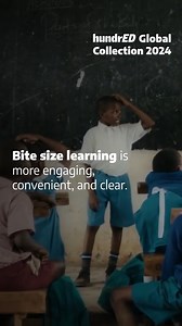 ⚡How fast can you learn something new?  Code Mitra from the The Pi Jam teaches coding in small chunks ️ SEL Kernels of Practice makes student wellbeing approachable in the classroom.  LEAD Academy applies bite-size learning to credentials. ✏️ EIDU adapts the Kenyan national curriculum and adds personalized practice for each student. Learn more about bite-sized learning: https://loom.ly/BBmZacQ | HundrED | Facebook