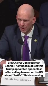 BREAKING: Congressman Bennie Thompson just left this Trump appointee speechless after calling him out on his BS about “Antifa”. This is amazing. | Democratic Wins Media