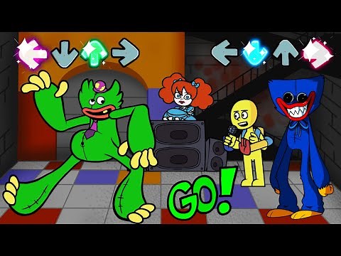 Friday Night Funkin' - Silly Billy vs Huggy Wuggy & Player (Playtime) [Poppy Playtime x FNF]