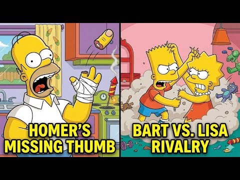 Simpsons Funny Moments | Homer Loses His Thumb & Bart vs. Lisa's Rivalry