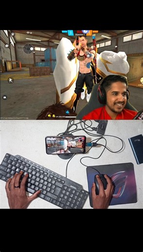 Free fire keyboard mouse gameplay | gaming shorts | #shorts