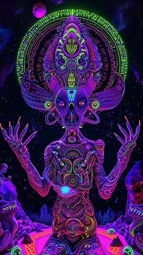 Exploring the DMT Entity in Psychedelic Art