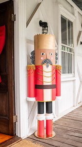 155K views · 15K reactions | making a 6 ft cardboard nutcracker ✨...