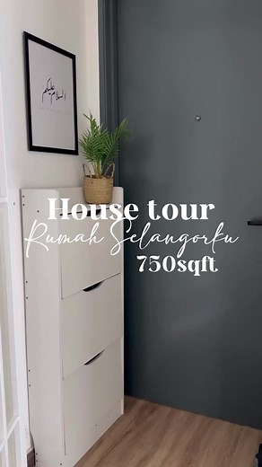 House Tour Rumah Selangorku 750sqft | Tema Modern Black & White