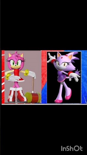 Sonic the Hedgehog.Amy Rose vs Blaze the cat.#amyrose#sonic #sonicthehedgehog