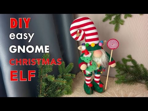 Gnome. Merry Christmas Elf. Christmas decor. Scandinavian gnome, Christmas gnome DIY HandMade