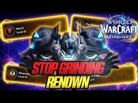 Most Players Are Farming Renown WRONG In Midnight - World of Warcraft