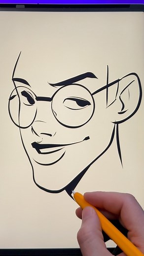 InkingAlot on Instagram‎: "SIGN UP TO MY COURSE WAITING LIST Link in the bio, brush set link also in the bio, im using ipad pro 12.9 @apple and screen protector #penmat2 from @pentips.art wish u liked it guys #asmr #awesome #art #cartoon #inkingalot #illustration #digital #marker #brushpen #eyoinspo24 #brush #awesome #art #lineart #inkdrawing #inkart #inking #drawing #كلنا_رسامين"‎