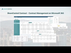 ShareControl Contract (english) | Contract Management on SharePoint - Microsoft 365