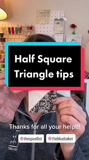 Here are some tips for the half square triangle when you need to reduce the size and square it up this is how you use your ruler to accomplish that goal. Special thanks to my friend @thespoollist and @thebluebaker for helping me during a live :) to lewrn to do this and be brave!! #quiltersoftiktok #wickedcoolquilters #sewingtipsandtricks #quiltingismytherapy #sewtiktok #quiltingtips #hst