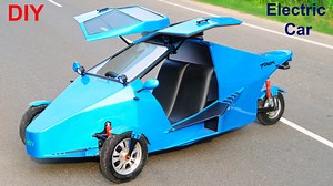 5.5K views · 69 reactions | I Made a Three Wheel Electric Car at Home...