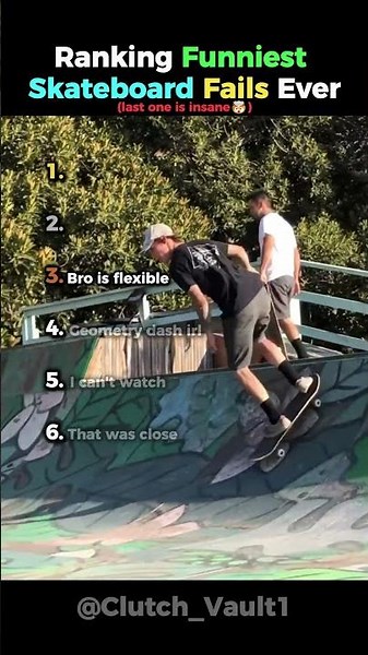Ranking Funniest Skateboard Fails Ever 😭🛹 #skating #skateboarding #skates