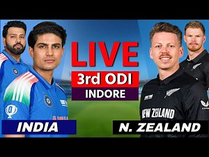 🔴 IND Vs NZ, 3rd ODI 2026, Live Cricket Score & Commentary | Live Cricket Match Today | IND BATT.