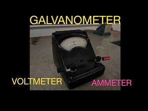 Make an Ammeter and a Voltmeter from a Galvanometer