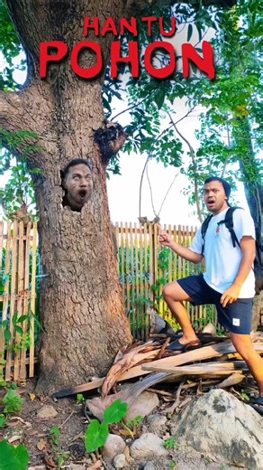 Apa❗Hantu Kepala dari Pohon❗Begini Cara Buatnya❗#editing #tutorial