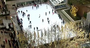 Jimmy Fallon Rockefeller Skating Rink Wipeout Monologue