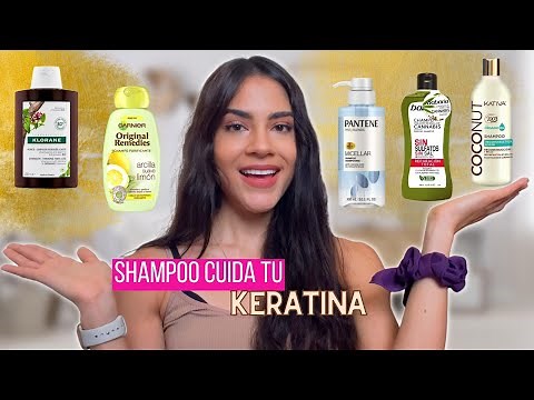 ¿Shampoo para después de la KERATINA 👌? Top 10 champus SIN SAL