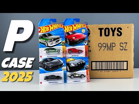 Unboxing Hot Wheels 2025 - P Case!