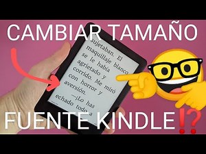 🔠👉🆎 How to CHANGE the FONT SIZE in KINDLE EASILY and FAST