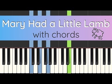 Mary Had A Little Lamb: Piano Tutorial with Chords