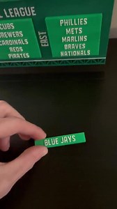 MLB Major League Baseball Standings Board Division Leaderboard Scoreboard Stand for Office Desk Shelf or Media Console - Etsy