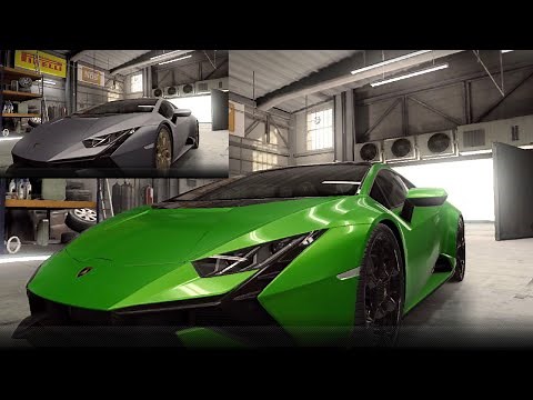 【CSR2】Huracan Tecnica (purple/gold), shift & tune for 7.41x (7.45x)