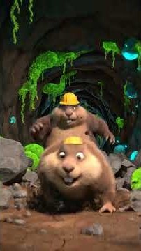 The Secret Tunnel #gophers #animals #animatedshort #shortsvideo