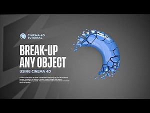 How to Break - Up Any Object in cinema 4d using Voronoi Fracture. Cinema 4D Tutorial.