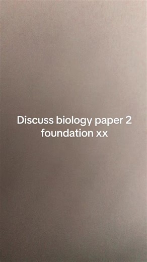 #biology #gcse #paper2