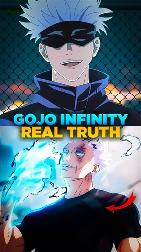 GOJO Infinity Real Truth 🔴 Can Gojo Loose Any Fight ? #anime #shorts
