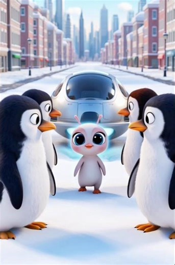 The Magical Alien & Diamond | Snow Penguin City Story | Cinematic Fantasy Animation