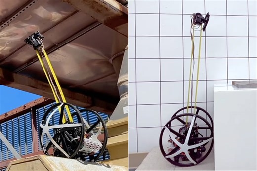 Tape Measure Robot Uses Innovative Design to Quickly Scale Obstacles