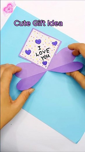 I Love You Surprise Card | Easy DIY Paper Card Gift Idea