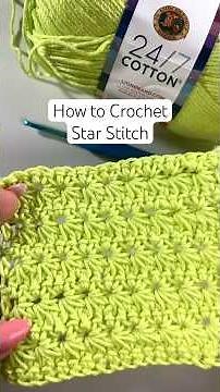 How to Crochet the Star Stitch (Textured & Beautiful!)
