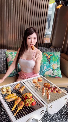 12K views · 510 reactions | BBQ  Barbie Baby Q～(˶‾᷄ ⁻̫ ‾᷅˵) Grill and chill, that’s the thrill. | 吳昱萱 | Facebook