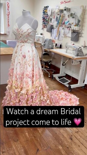Watch as a dream Bridal project comes to life 💗