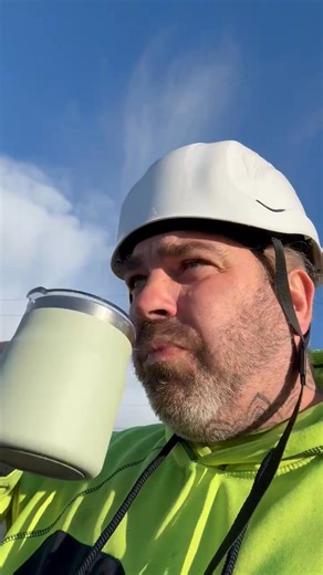 Freezing start today ❄️ But work doesn’t stop. Darren’s out on site with a hot tea, keeping our projects moving across Hampshire ☕💪 | DC Scaffolding Services LTD