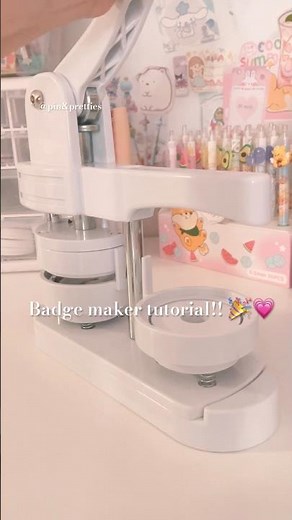 Badge maker tutorial #badgemaking #tutorial