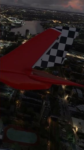 Canary Wharf Nights - Citigroup Centre from Above - Flight Design CTSL