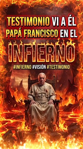 testimonio papa Francisco en el infierno #testimonio #testimoniosreales #testimonioscristianos #testimonios #testimonioreal